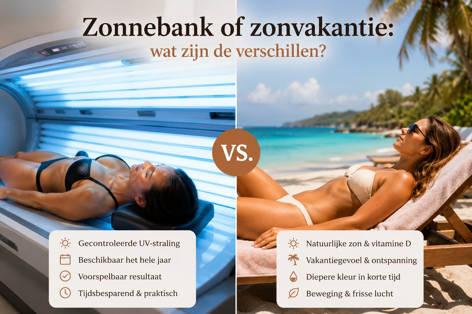 Zonnebank of zonvakantie_ wat zijn de verschillen_